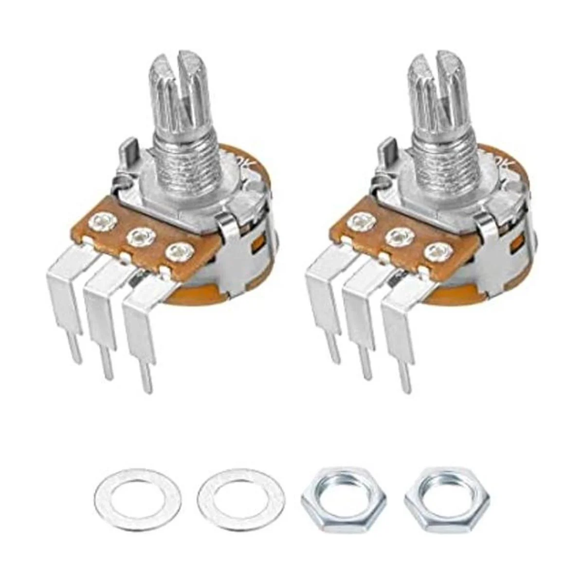 uxcell WH148 Potenciómetro con interruptor de 10 K Ohm_1