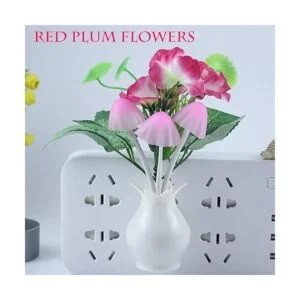 warmstor Seta Y La planta 7 colores luz LED de Noche con