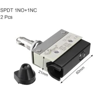 uxcell TZ7311 SPDT 1NO1NC Montaje en panel rodillo émbolo_2