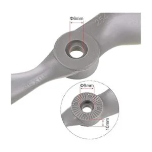 uxcell RC Propellers CW 10x5 Inch 2Vane for Airplane Nylon_3
