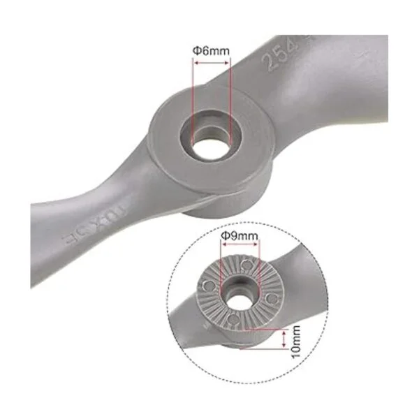 uxcell RC Propellers CW 10x5 Inch 2Vane for Airplane Nylon_3
