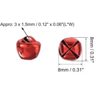 uxcell Campanas pequeñas de 0.315 in 100 unidades_2