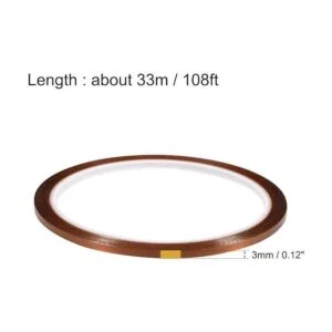 uxcell Cinta resistente al calor cinta adhesiva de alta_3