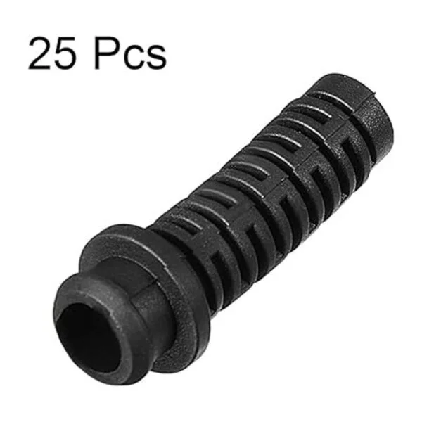 uxcell 25pcs 0.236 in interior Dia PVC cable de alivio de_2