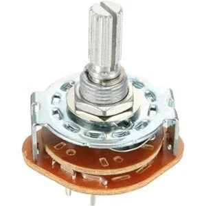 uxcell 2P4T Selector de interruptor rotativo de canal de_5