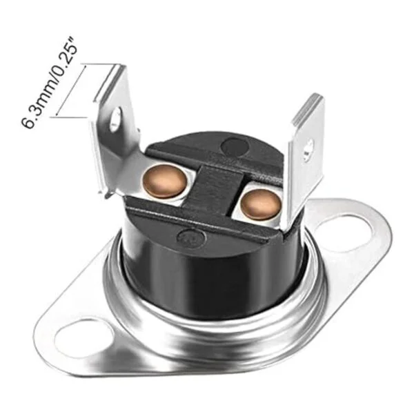 uxcell KSD301 termostato 212.0 F212 F 10 A N.C ajustar_3