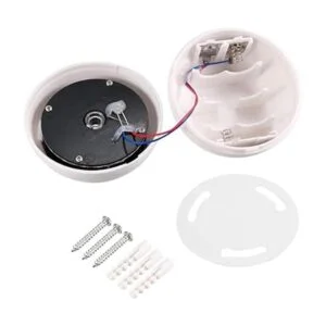 uxcell Falso cámara de seguridad simulada domo CCTV con_3
