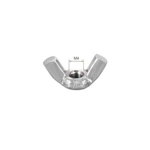 uxcell M4 Tuercas de ala de acero inoxidable 304_2