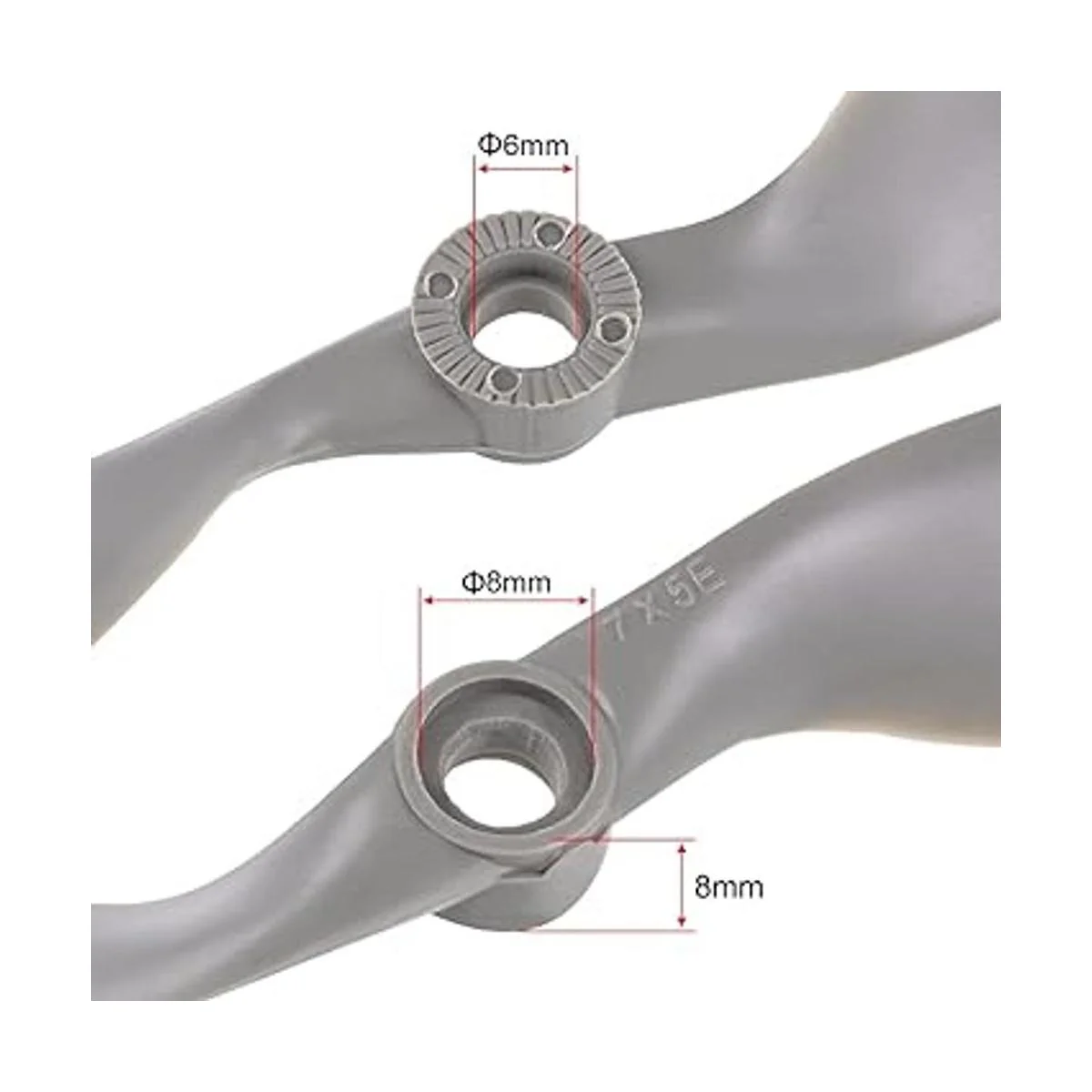 uxcell Hélices RC CW de 7 x 5 pulgadas 2 paletas para_3
