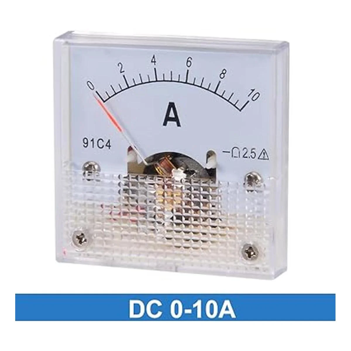 uxcell 85C1 Medidor analógico de corriente CC 2 A_2