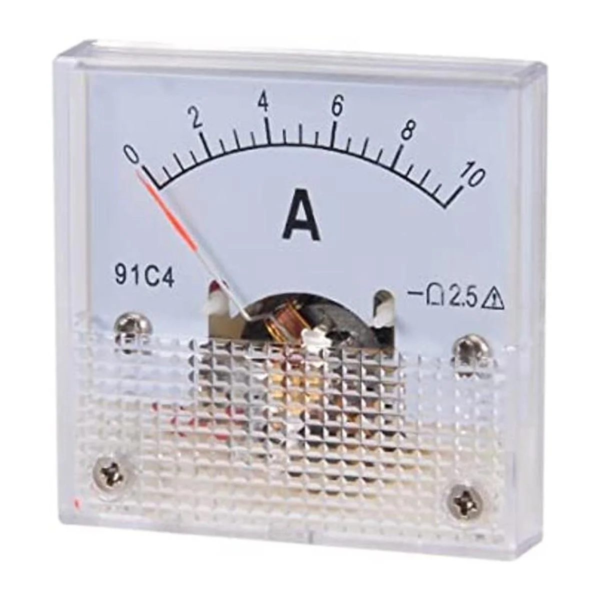 uxcell 85C1 Medidor analógico de corriente CC 2 A_1