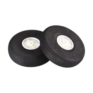 uxcell Ruedas de avión RC 4 unidades 25 x 012 pulgadas_2