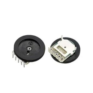 uxcell 0.630x0.079 in Ohm Dial Taper Volumen Rueda Dúplex_4