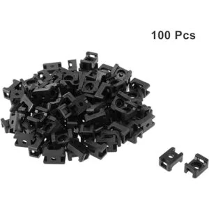 uxcell Soporte para alambre de nailon color negro_2