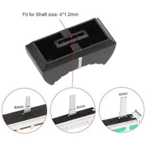 uxcell Potenciómetro deslizante recto de plástico_2