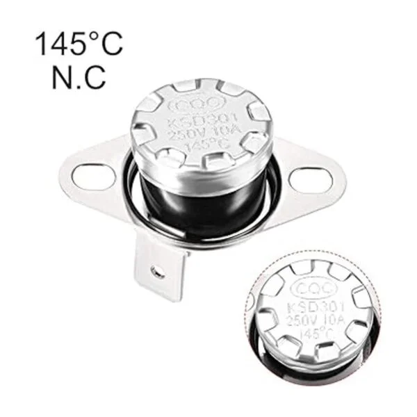 uxcell KSD301 termostato 293.0 F293 F 10 A Normalmente_4