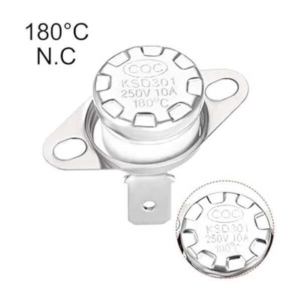 uxcell KSD301 Termostato 356.0 F356 F 10A Normalmente_4