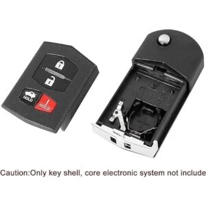 uxcell Carcasa inteligente con 4 botones para Mazda 3 5_5