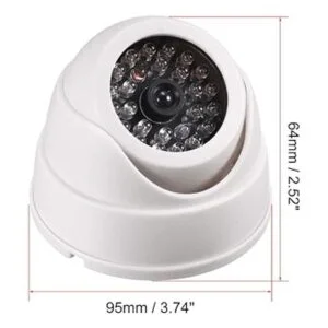 uxcell Falso cámara de seguridad simulada domo CCTV con_2