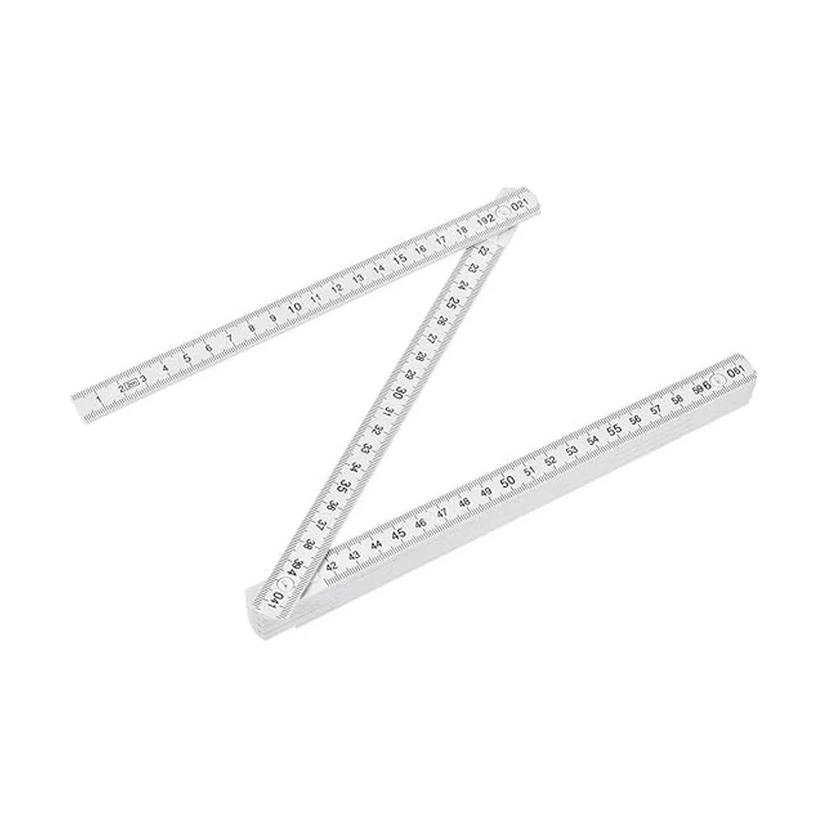 uxcell Regla plegable 6.6 ft 10 pliegues métrica ABS_1