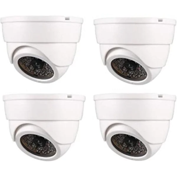 uxcell Falso cámara de seguridad simulada domo CCTV con_1