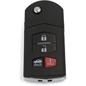 uxcell Carcasa inteligente con 4 botones para Mazda 3 5_1