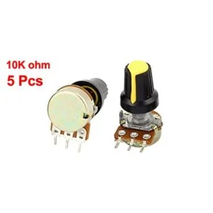 uxcell Potenciómetro tipo B 5 terminales lineales_2