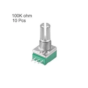 uxcell Potenciómetro B100K Ohm resistencias variables de_2