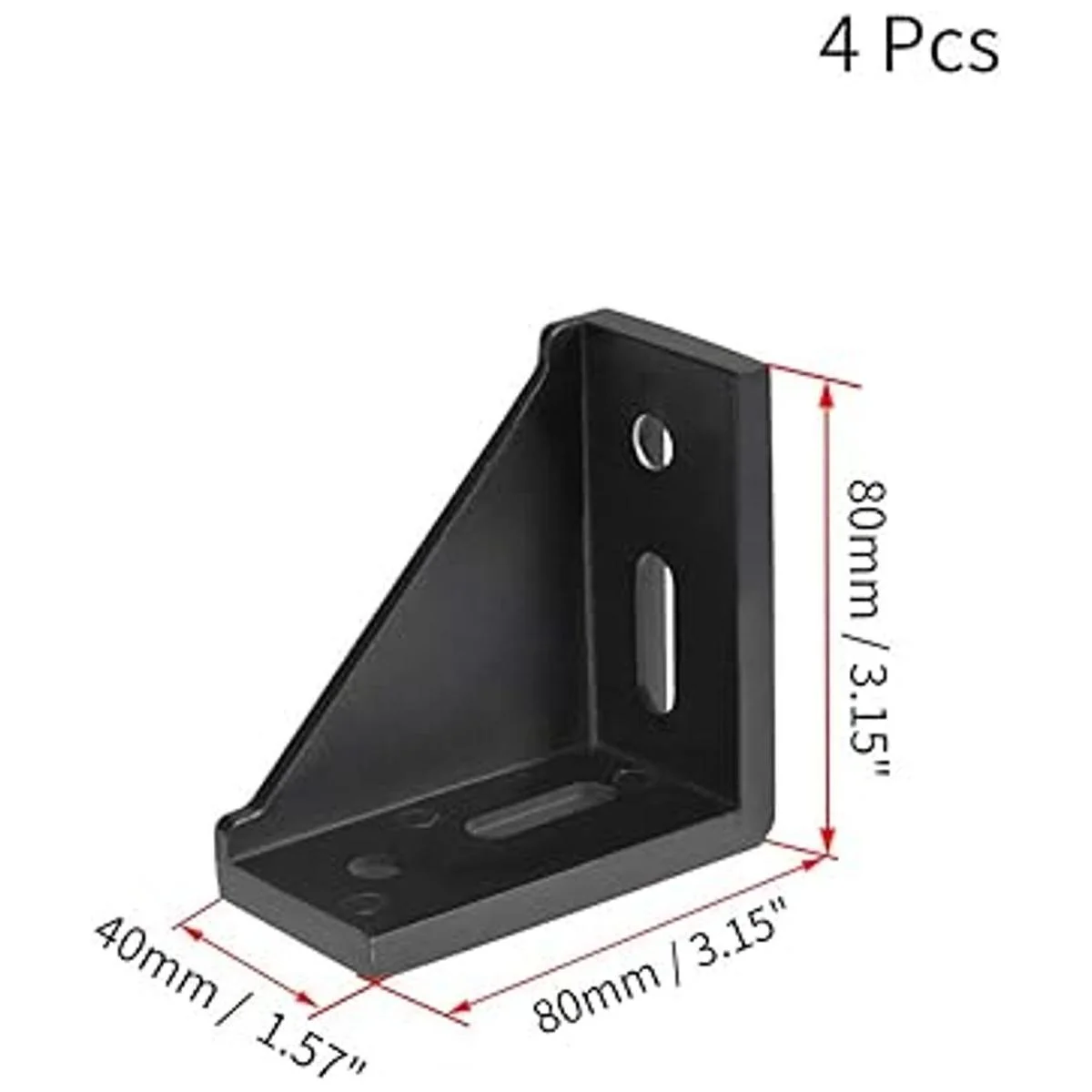uxcell Soporte de esquina para perfil de extrusión de_2