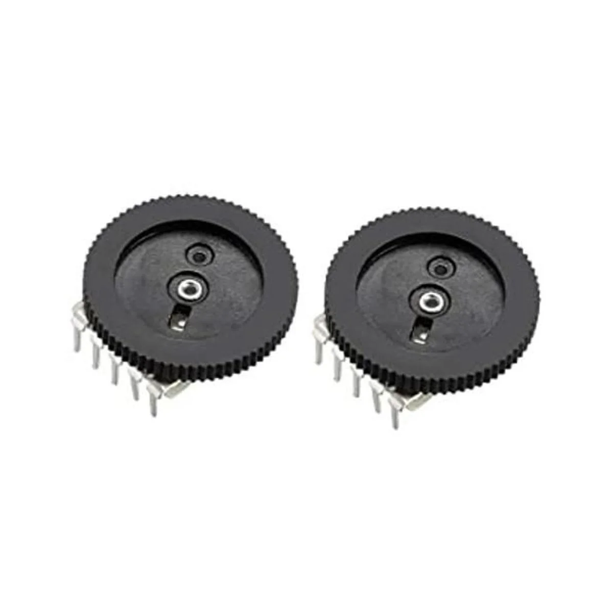 uxcell 0.630x0.079 in Ohm Dial Taper Volumen Rueda Dúplex_1