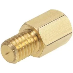 uxcell M6x10mm0.315 in machohembra latón hexagonal PCB_3