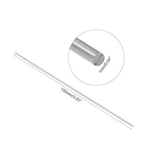 uxcell Barra redonda de acero HSS de 0.039 in_2