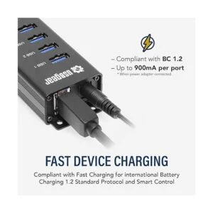 usbgear 4Port USB 3.0 Mountable carga y datos 5 Gbps Hub_4