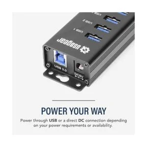 usbgear 4Port USB 3.0 Mountable carga y datos 5 Gbps Hub_5
