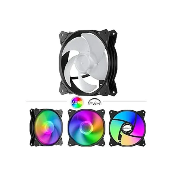 upHere Long Life PWM Ventilador de 4 pines con 4 pines de_2
