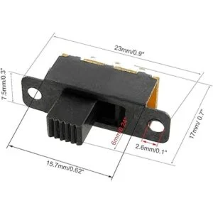 uxcell Interruptor deslizante 10 unidades 6 pines 3_3