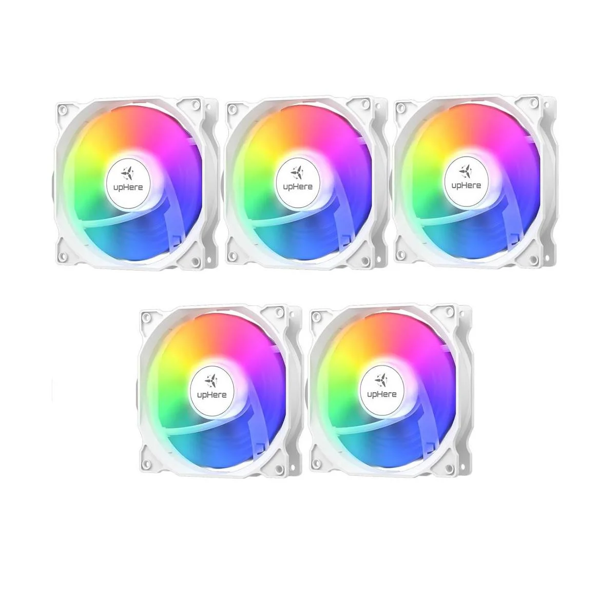 upHere Ventilador de carcasa RGB de 4.724 in control_1