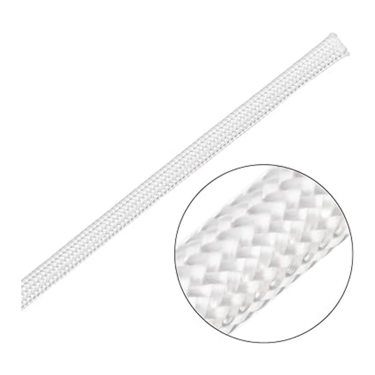 uxcell Manga de fibra de vidrio TEMP 164 pies0.118 in_4