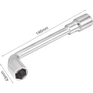 uxcell Llave de vaso hexagonal 0.551 in forma de L_2