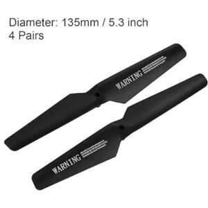 uxcell Hélice ABS CW CCW 4 pares 8 protectores 4_2