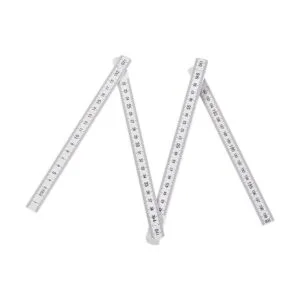 uxcell Regla plegable 6.6 ft 10 pliegues métrica ABS_6
