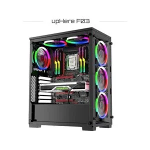 upHere F03 Ventilador silencioso LED de 4.724 in para_6