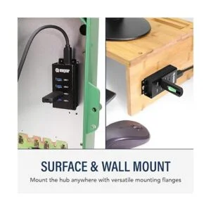 usbgear 4Port USB 3.0 Mountable carga y datos 5 Gbps Hub_3