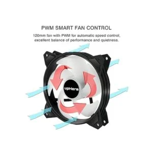 upHere Long Life PWM Ventilador de 4 pines con 4 pines de_4