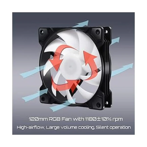 upHere Ventilador de caja de 4.724 in compatible con_3