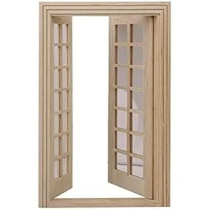 ultnice 1 12 Dollhouse Muebles Miniatura Puerta Exterior_2
