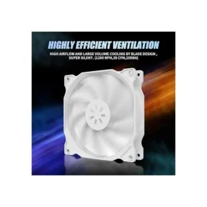 uphere Ventilador de caja blanca de 4.724 in de larga vida_3