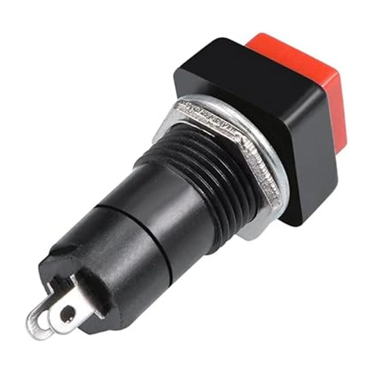 uxcell Interruptor de botón redondo plano de 0.472 in_3