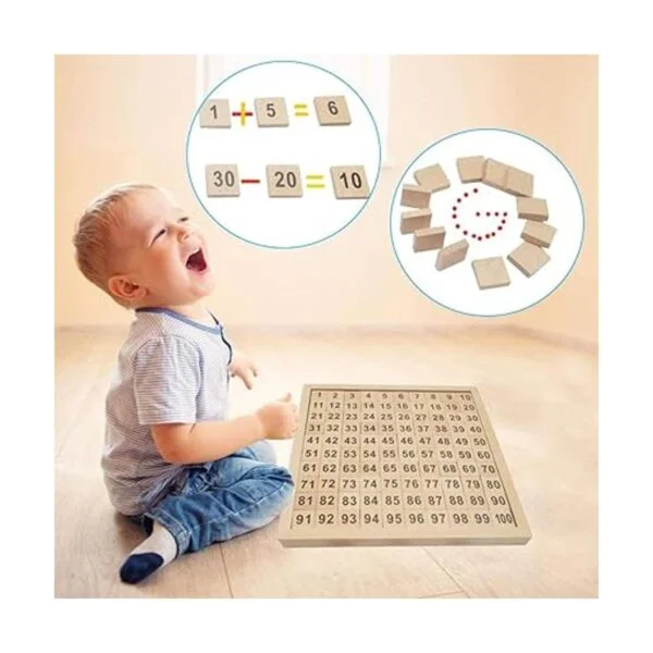 umbresen Juguetes de Madera Cientos de Tabla Montessori_4
