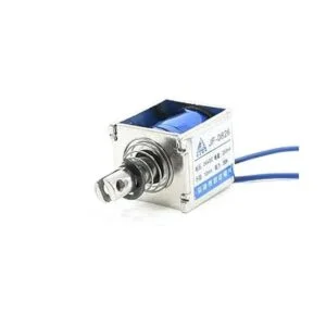 uxcell Electroimán solenoide de movimiento lineal de_2